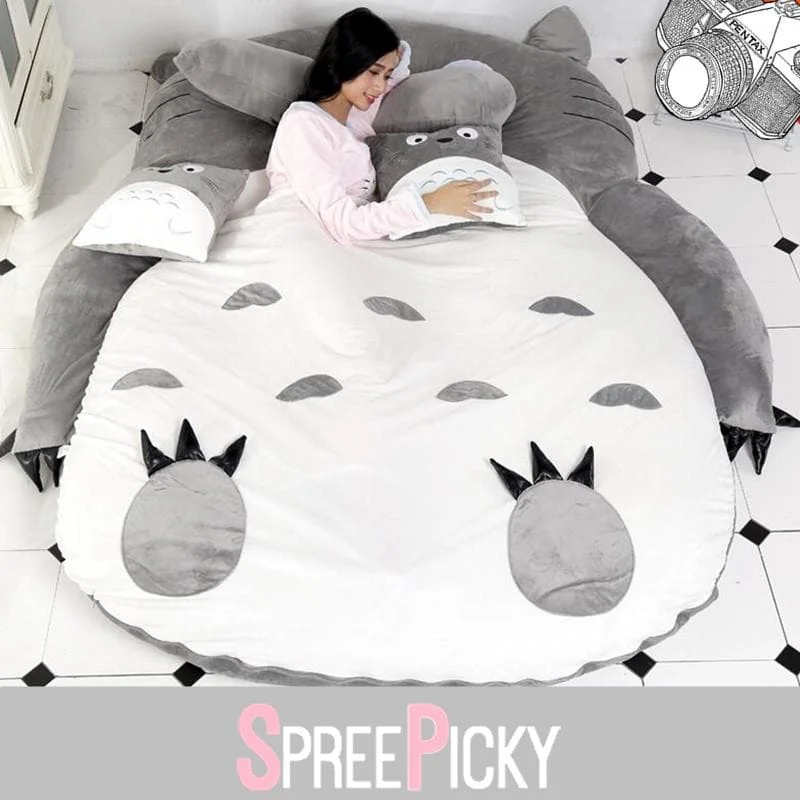 Kawaii Totoro Velvet Sleeping Mat Bed SP13314