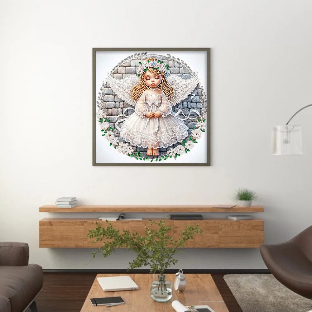 Special Shape Diamond Painting 30*30cm - Angel Child