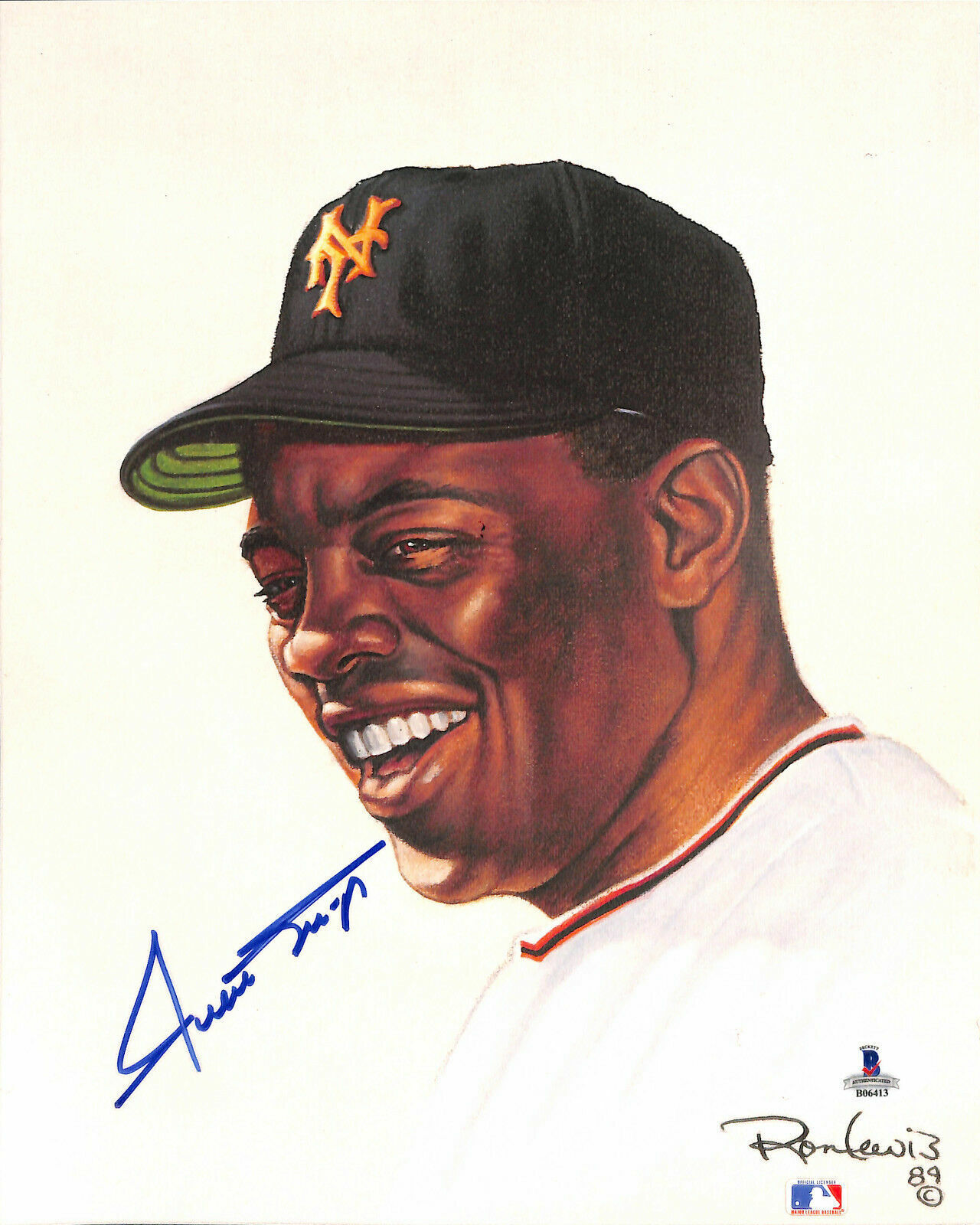 Willie Mays 8x10 SIGNED Photo Poster painting AUTOGRAPHED REPRINT ( GIANTS HOF )