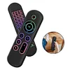 M5 Air Mouse Keyboard Remote Rechargeble 2.4G+BT5.2 7 Color Backlit for Smart TV
