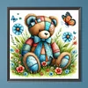 Diamond Painting -DIY Full Round Drill Lawn Bear(40*40 CM)