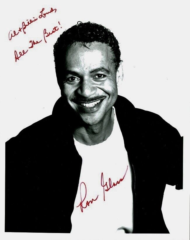 Handsome RON GLASS Signed Photo Poster painting