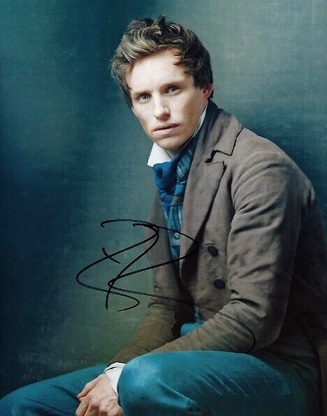 Eddie Redmayne Signed Les Miserables 8x10 Photo Poster painting - The Theory of Everything Actor