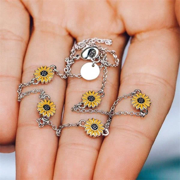Bohemia Style Sunflower Necklace