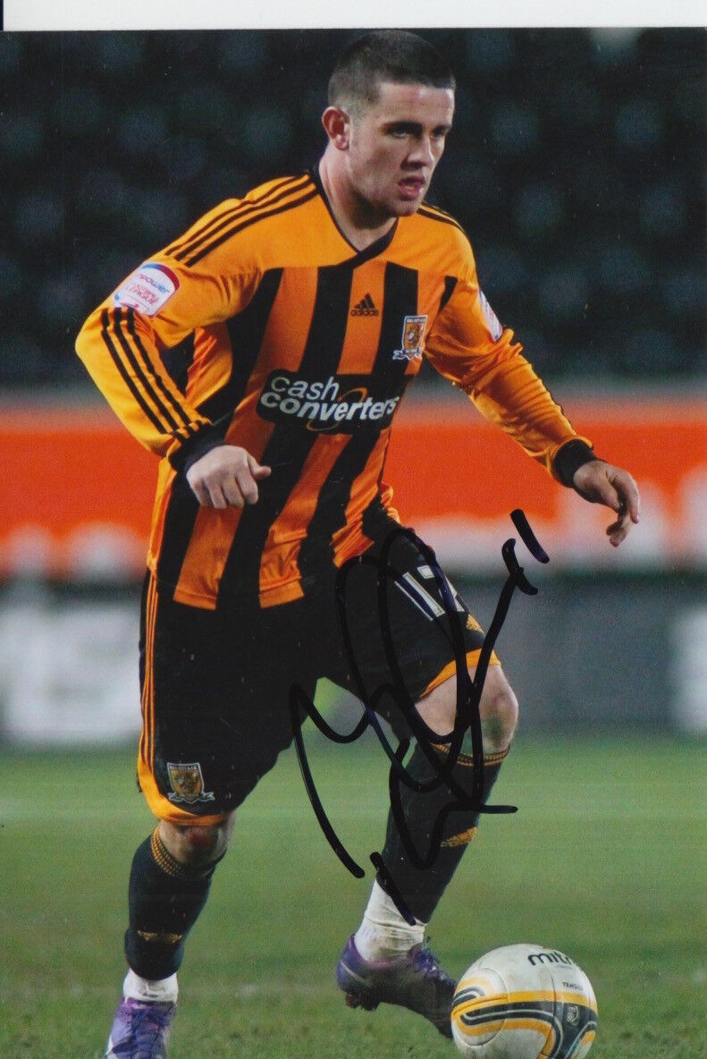 HULL CITY HAND SIGNED ROBBIE BRADY 6X4 Photo Poster painting.