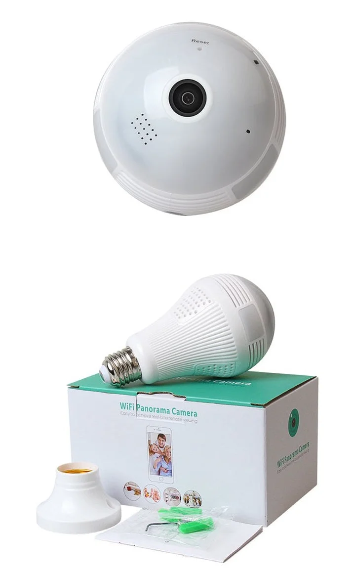 Home Security Smartbulb 360 Wifi Camera 1080P HD