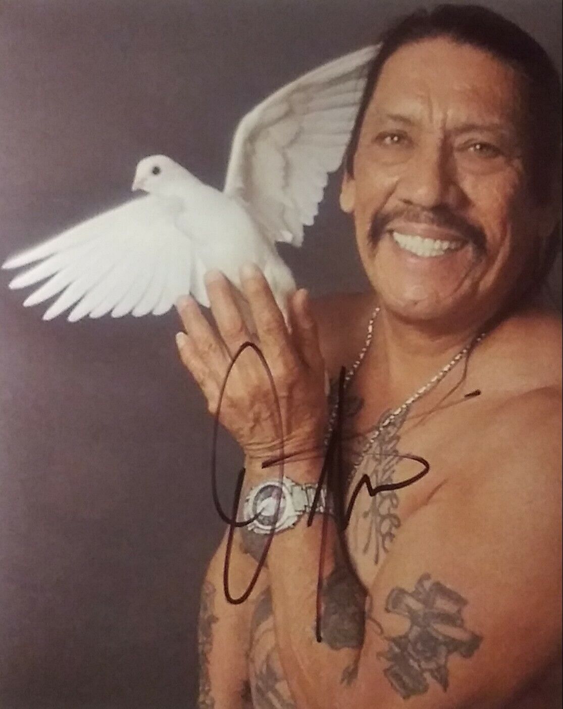 Danny Trejo signed 8x10