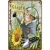 Cat - Vintage Metal Signs - 30*40cm - Garden