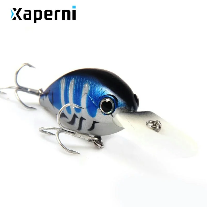 Xaperni 5pcs/lot professional fishing lure crank  different colors each lot,crank 65mm&16g   dive 2.5-3.2m free shipping