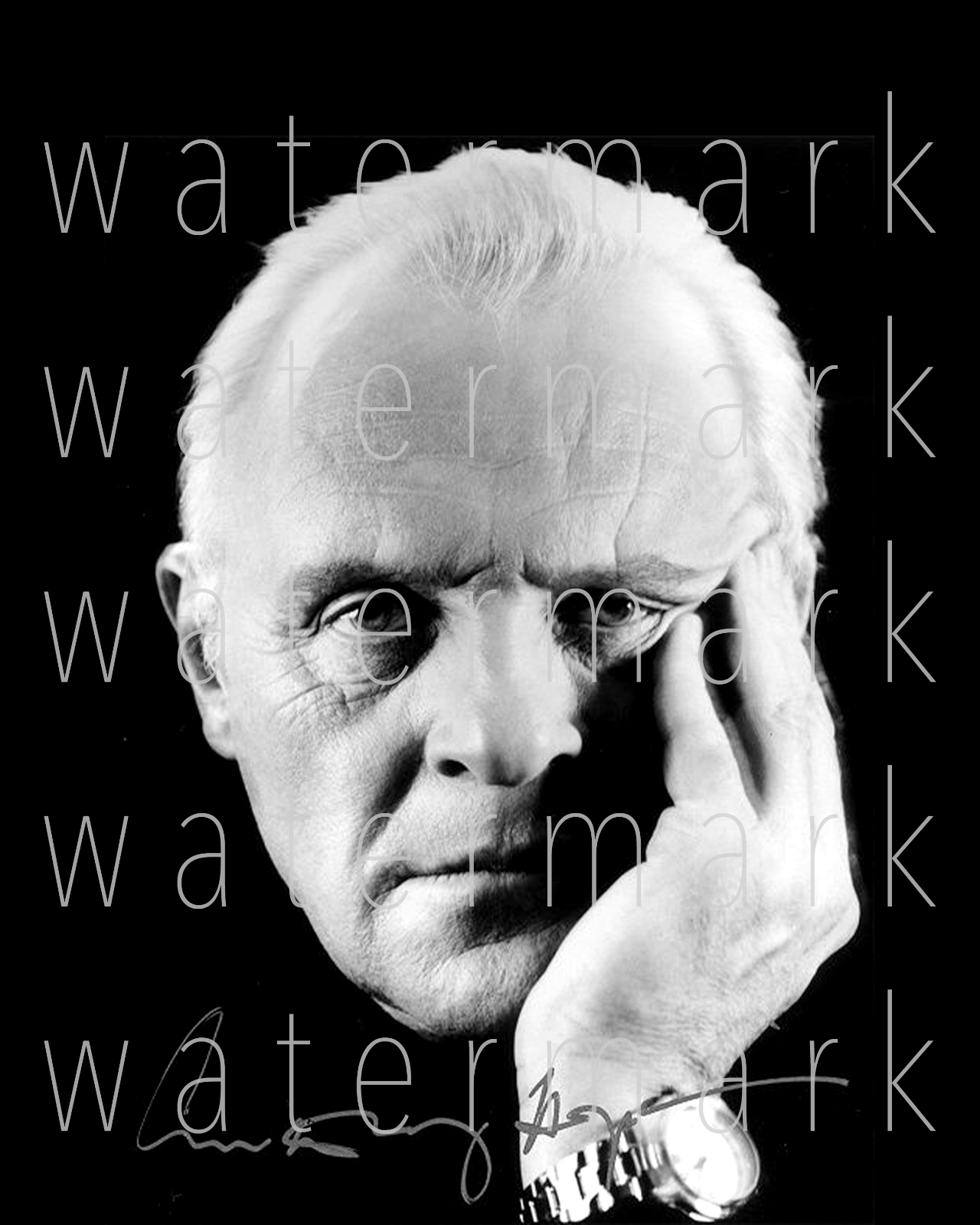 Anthony Hopkins signed 8X10 inch print Photo Poster painting picture art poster autograph RP