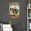 Once Upon A Time There Was A Girl - Vintage Metal Signs - 20*30cm/30*40cm - Western