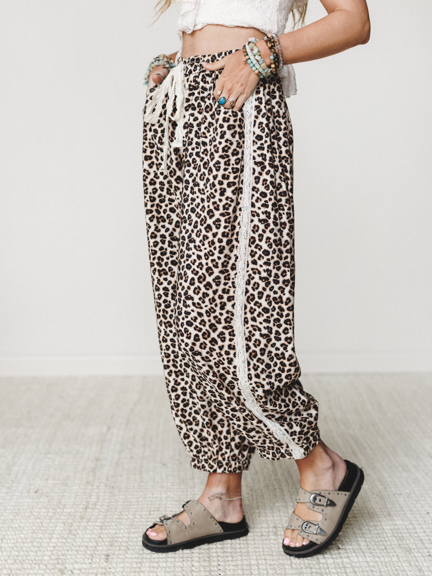 Wild Love Pants - Leopard