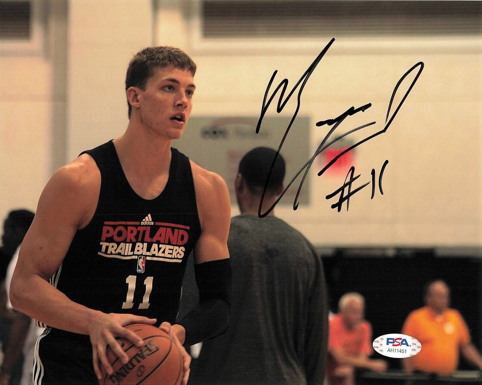 Meyers Leonard signed 8x10 Photo Poster painting PSA/DNA Portland Trailblazers Autographed Heat