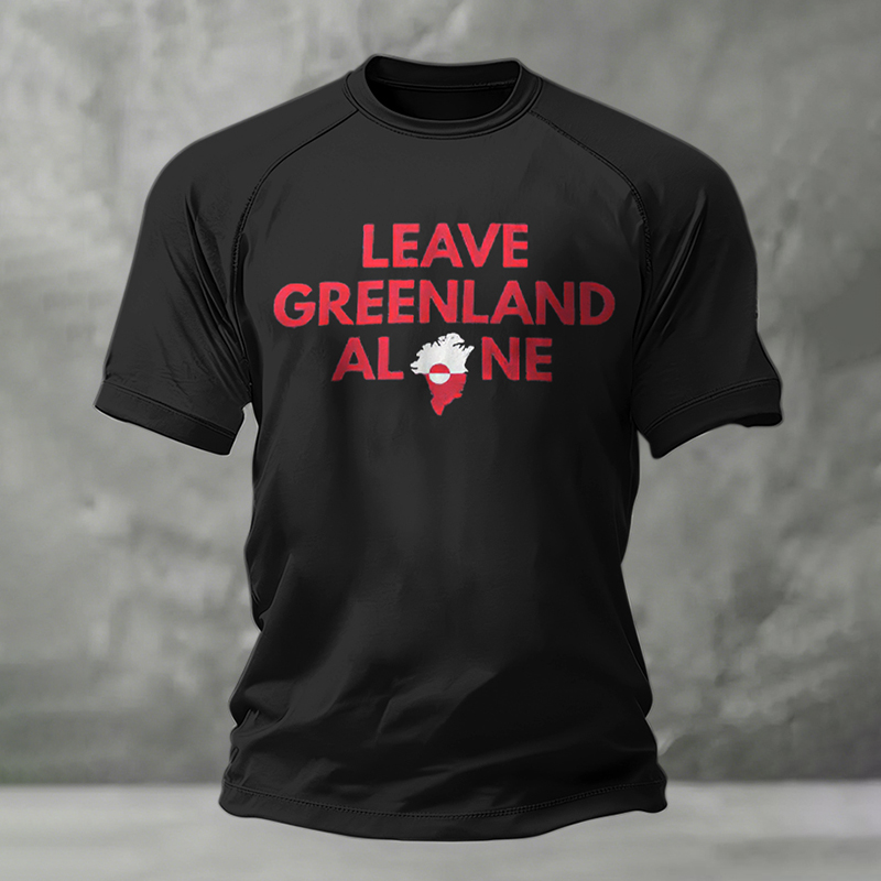 Men's Greenland Print Short Sleeve T-shirt artswardrobe
