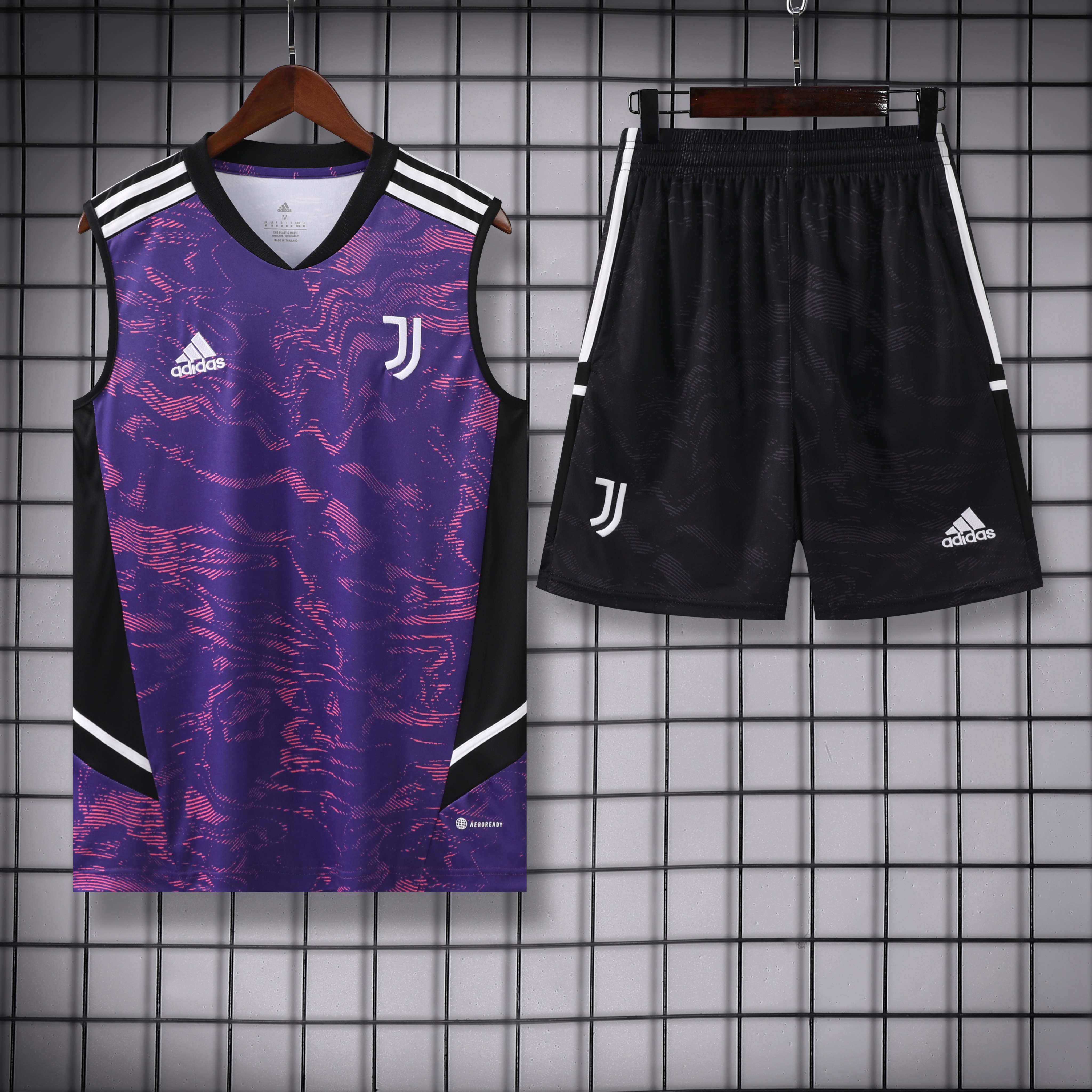 23/24 Juventus Training Vest Kit Football T-Shirt