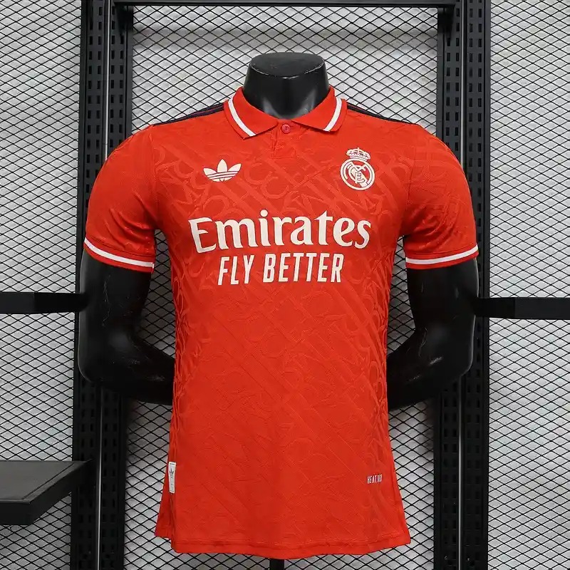 2024/2025 Player Version Real Madrid Special Edition Red Football Shirt 1:1 Thai Quality mysite