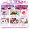 Pink Turtle Special Shaped 5D DIY Partial Drill Diamond Painting Kits for Adults Beginners Home Decor Diamond Dots Paintings Diamond Art Kit 11.81 X11.81inch
