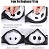 Cycling Face Mask with Active Carbon Filter Dust-Proof Breathable