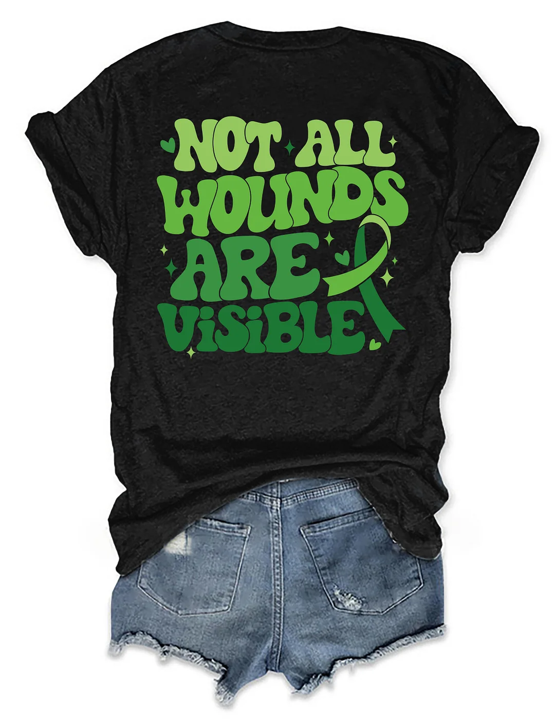 Not All Wounds Are Visible Mental Health T-shirt