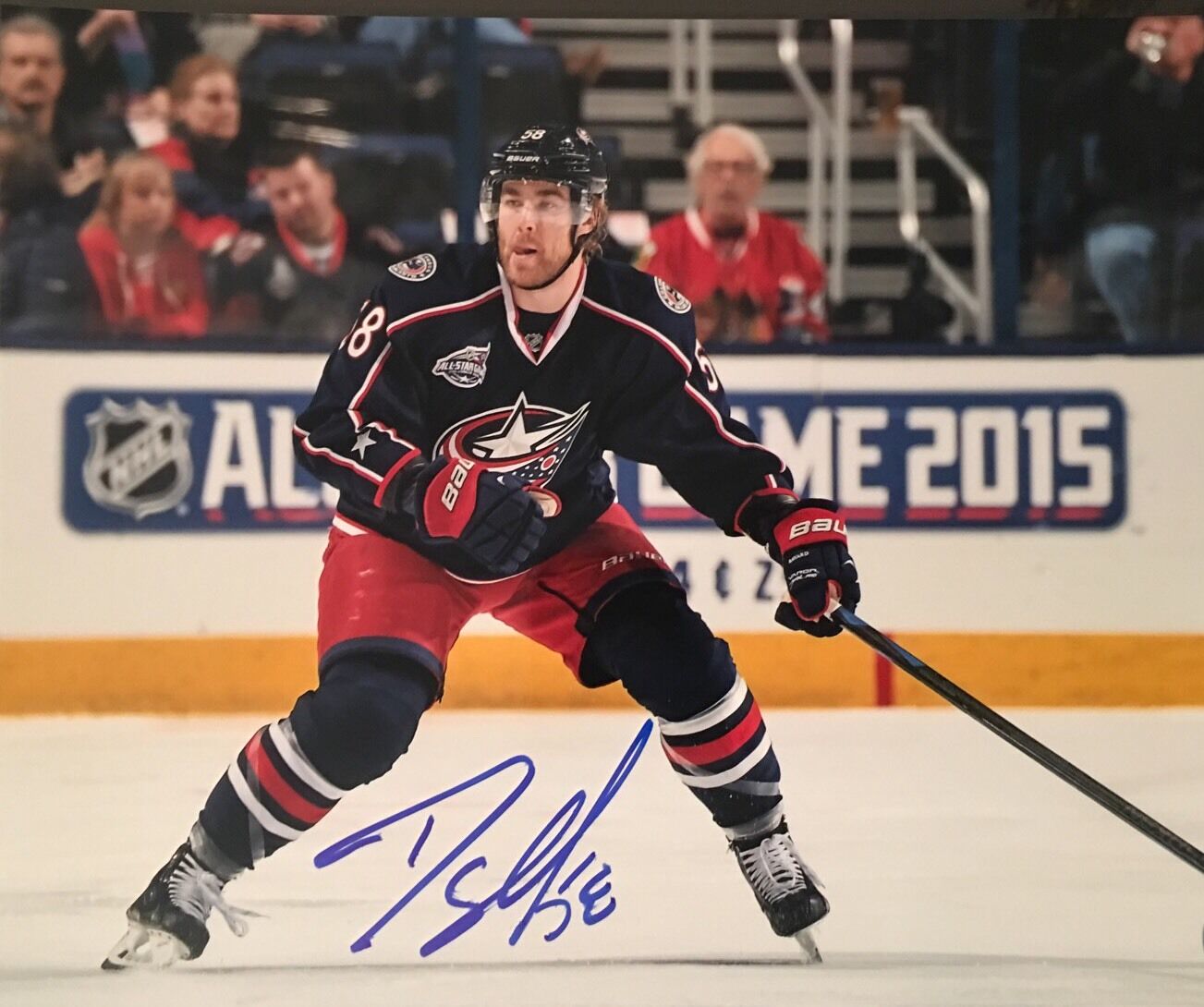 David Savard AUTOGRAPH Photo Poster painting Columbus Blue Jackets signed 8x10 Photo Poster painting CBJ