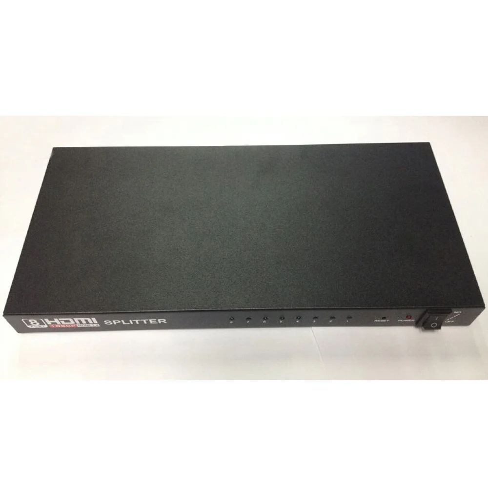 HDMI Splitter 1*8 Support Full HD 1080P 3D HDMI Splitter 1 To 8 Black