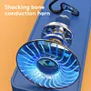 M-D8 Bone Conduction Headphones Open Ear Bluetooth-compatible 5.2 Earphones (Blu