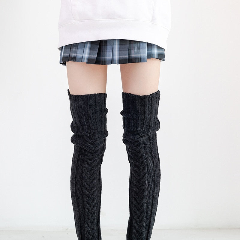 Loveyoufancy Knitted Hosiery Socks