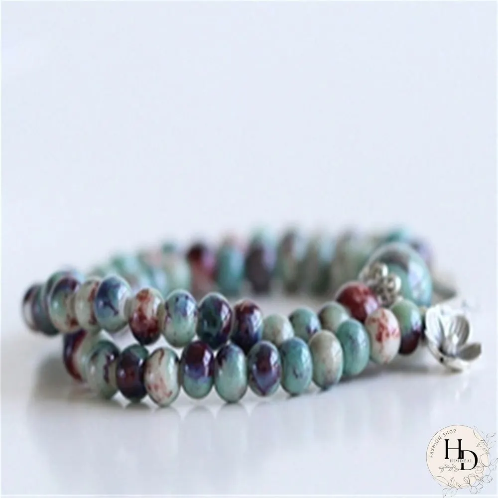 Fashion Jewelry Creative Handmade DIY Ceramic Multi-layer Fashion Accessories Handmade Bracelet