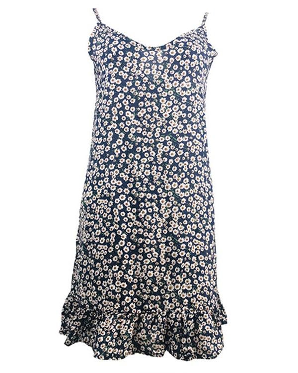 chic floral slip camisole neckline shift dress p147901