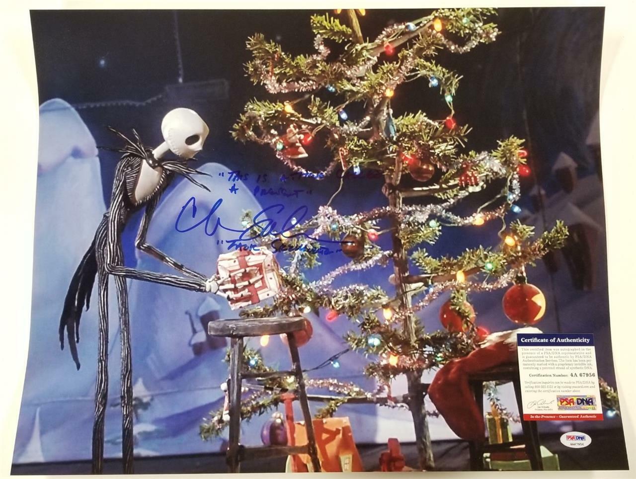 Chris Sarandon signed 16x20 Photo Poster painting #8 Jack Skellington Quote Auto ~ PSA/DNA COA