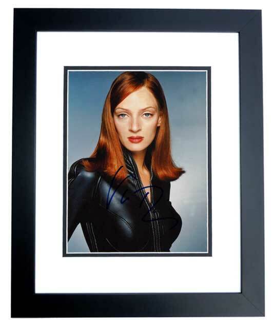 Uma Thurman Signed - Autographed KILL BILL 8x10 inch Photo Poster painting - FRAMED