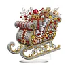 DIY Christmas Sleigh Diamond Painting Acrylic Desktop Ornaments