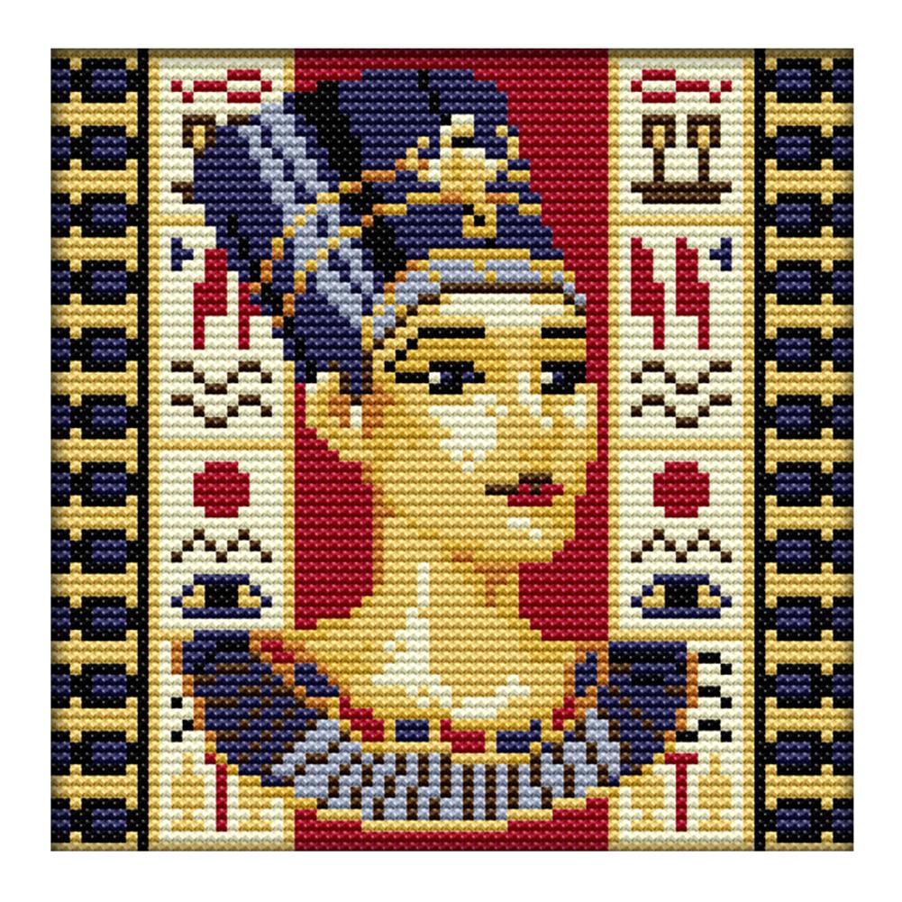 

Queen - 14CT Stamped Cross Stitch - 18*18CM, 501 Original