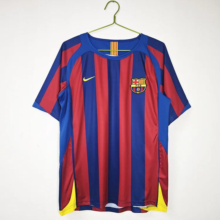 2005/06 Barcelona Home Retro Shirt League Edition