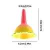 Gradient Color Diamond Painting Organizer Funnel Morning Glory Design Portable Drill Funnel for DIY Craft Easy Transfer Tools (Style B)