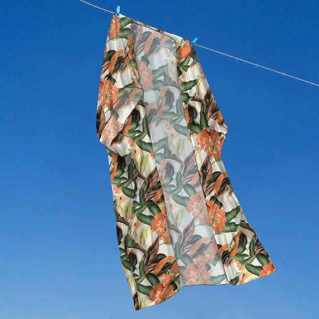 Beach Wear Print Bikini Swimwear Women Wrap Skirt Swimsuit High Waist 2020 Cover Up Sexy Sarong plage Beach Wear Bathing Suit