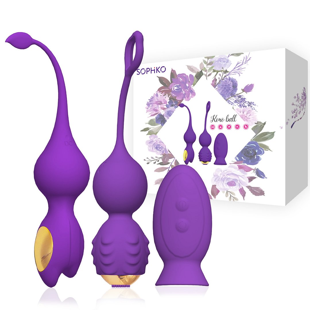 Women's Silicone Vaginal Balls Exercise Rotary Vibration