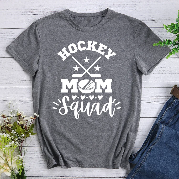 Hockey Mom Squad T-Shirt-611430-Annaletters