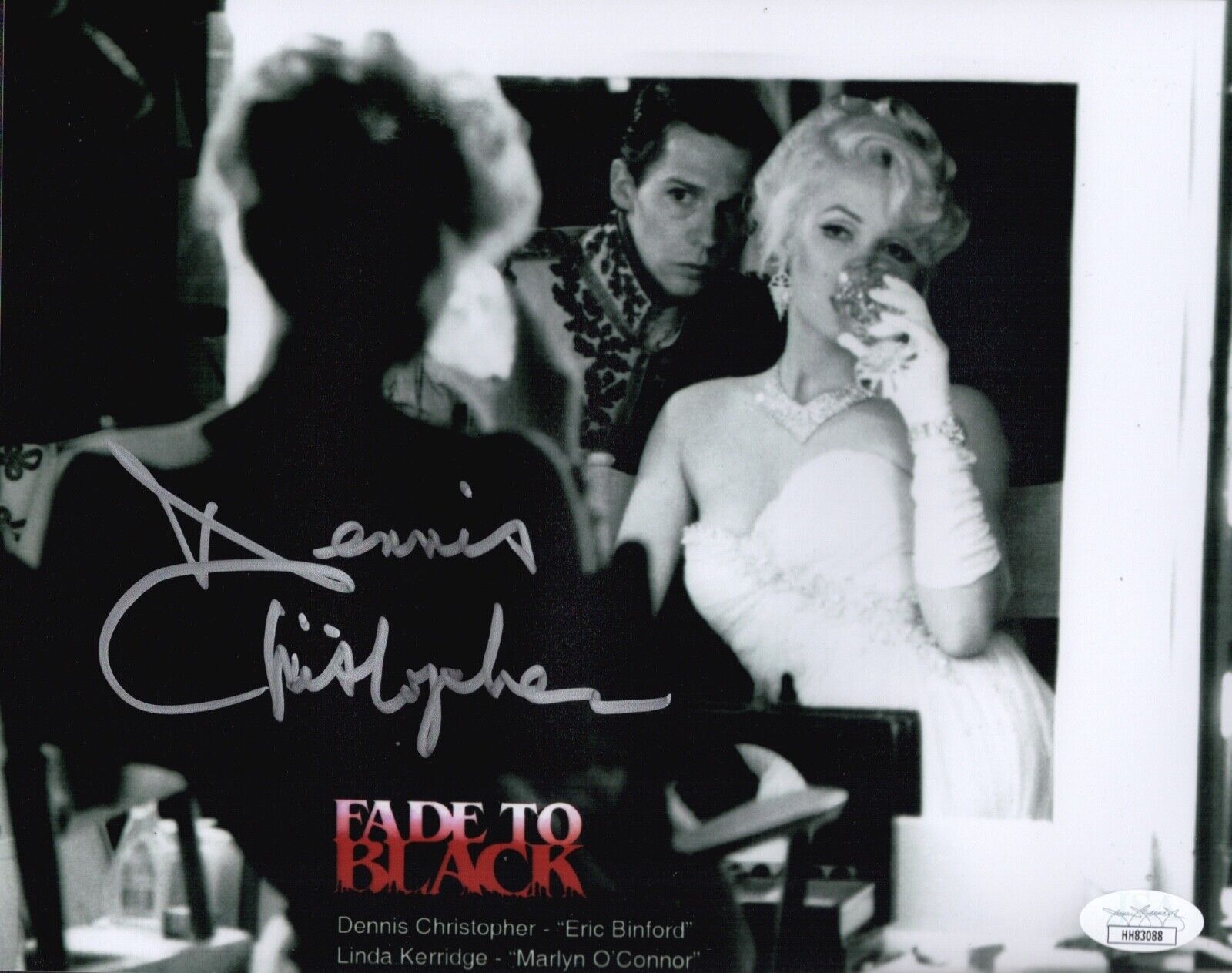 DENNIS CHRISTOPHER Signed FADE TO BLACK 8x10 Photo Poster painting Autograph JSA COA Cert