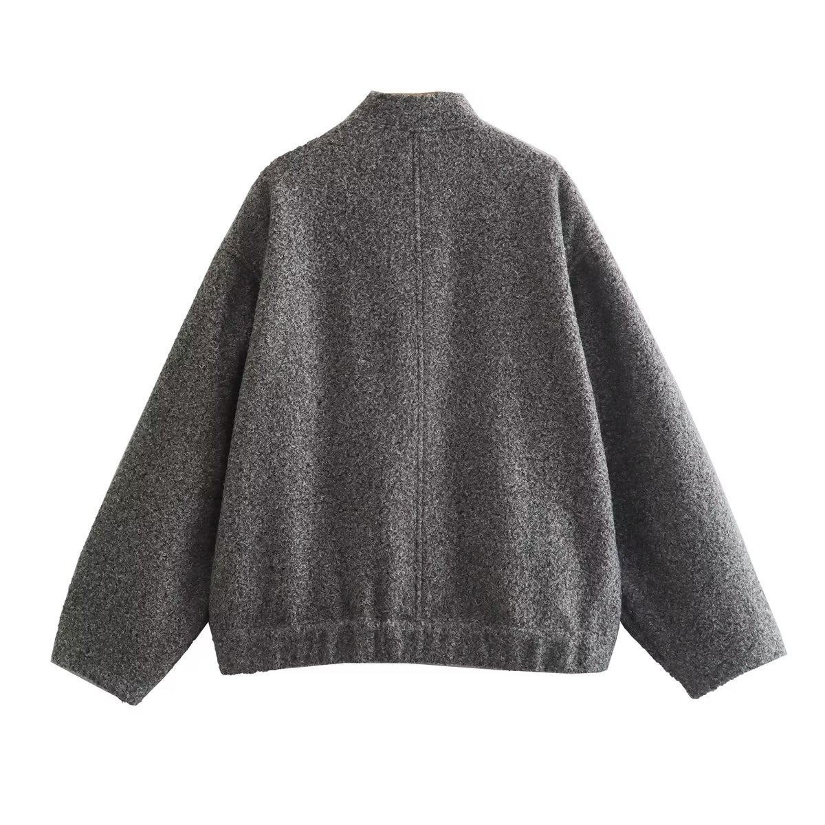 Ootddress Casual Loose High Waist Outwear Sweater For Women Long Sleeve Slim Pocket Patchwork Autumn Cardigan Knitwear Women's Coat