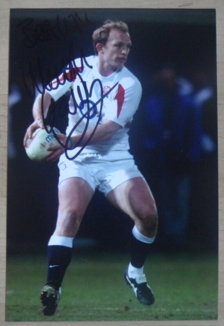 Matt Dawson Signed 6x4 Photo Poster painting England Rugby Union Autograph Memorabilia + COA