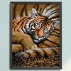 Tiger Cub - 11CT Stamped Cross Stitch 27*37cm(Brand)