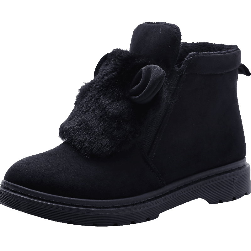 Autumn and winter suede snow boots women's warm fashion boots Martin boots cotton shoes women's shoes