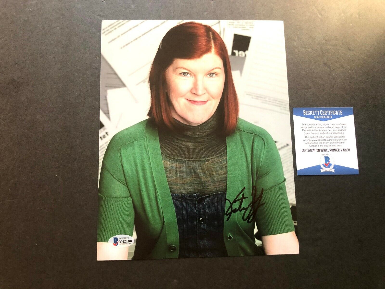 Kate Flannery Hot! signed autographed The Office 8x10 Photo Poster painting Beckett BAS coa