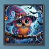 Diamond Painting - Partial Special Shaped Drill - Halloween Owl(Canvas|30*30cm)
