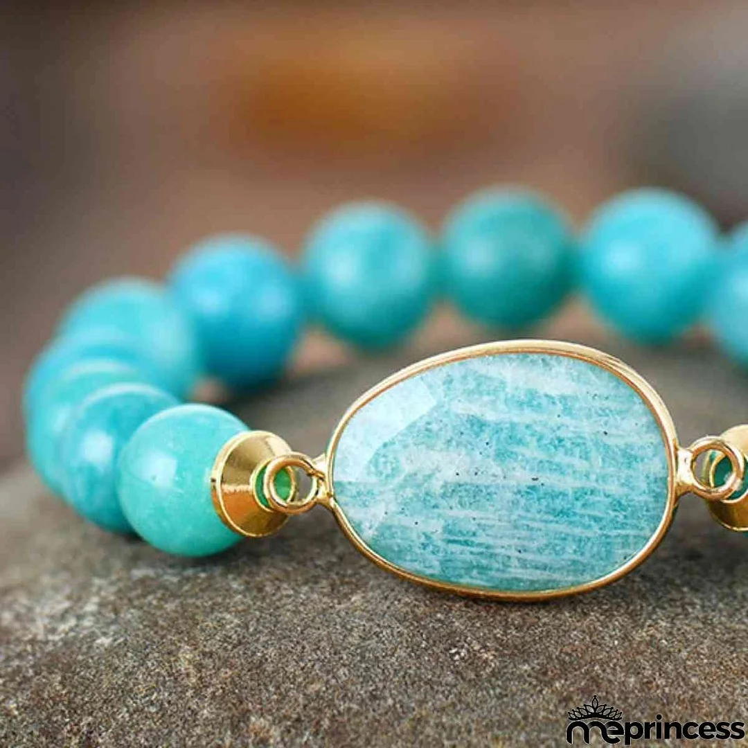 Natural Stone Beaded Bracelet
