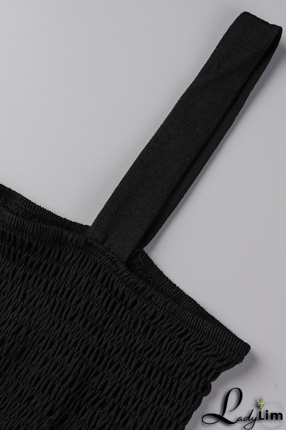 Yellow Casual Solid Patchwork Spaghetti Strap Straight Jumpsuits