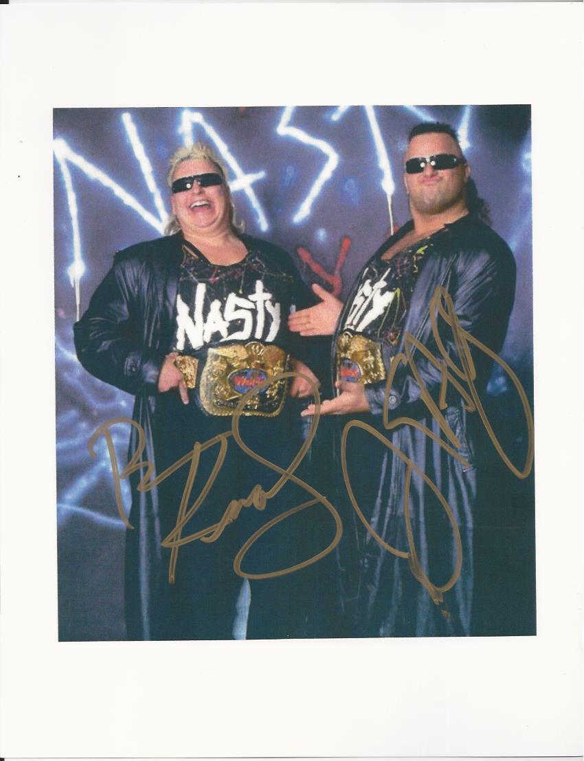 The Nasty Boys - Wrestling Tag Team signed Photo Poster painting