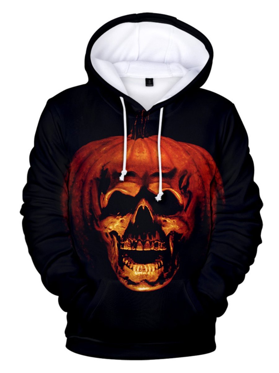 Plus Size Halloween Costume For Men 3D Loose Fashion Hoodie
