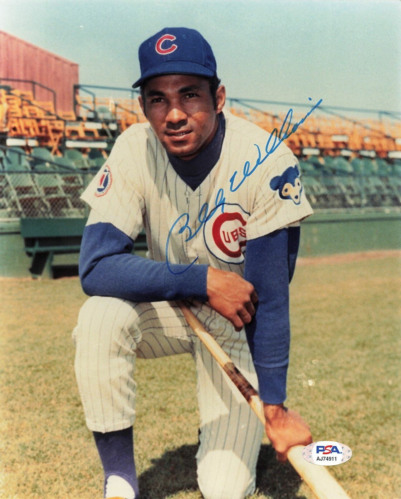 BILLY WILLIAMS signed 8x10 Photo Poster painting PSA/DNA Chicago Cubs Autographed